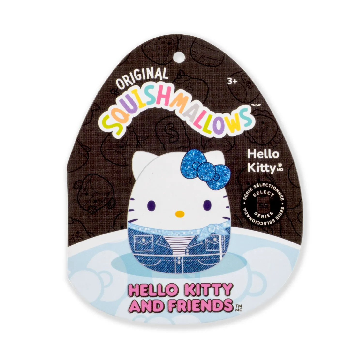Hello Kitty Squishmallows 12" Denim kosedyr