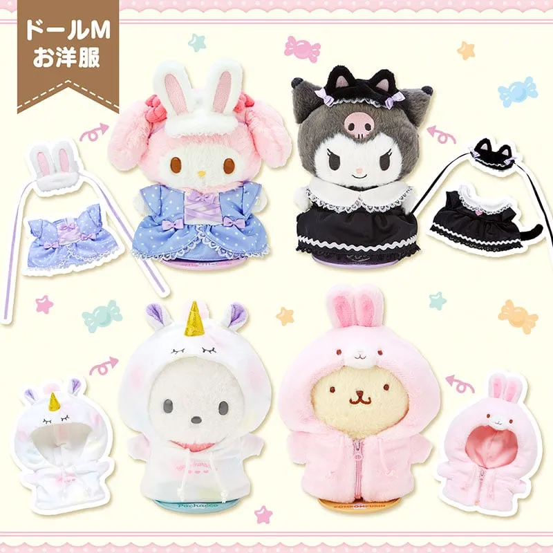 Hello Kitty Pitatto Friends Plush Unicorn Hoodie kosedyrklær medium