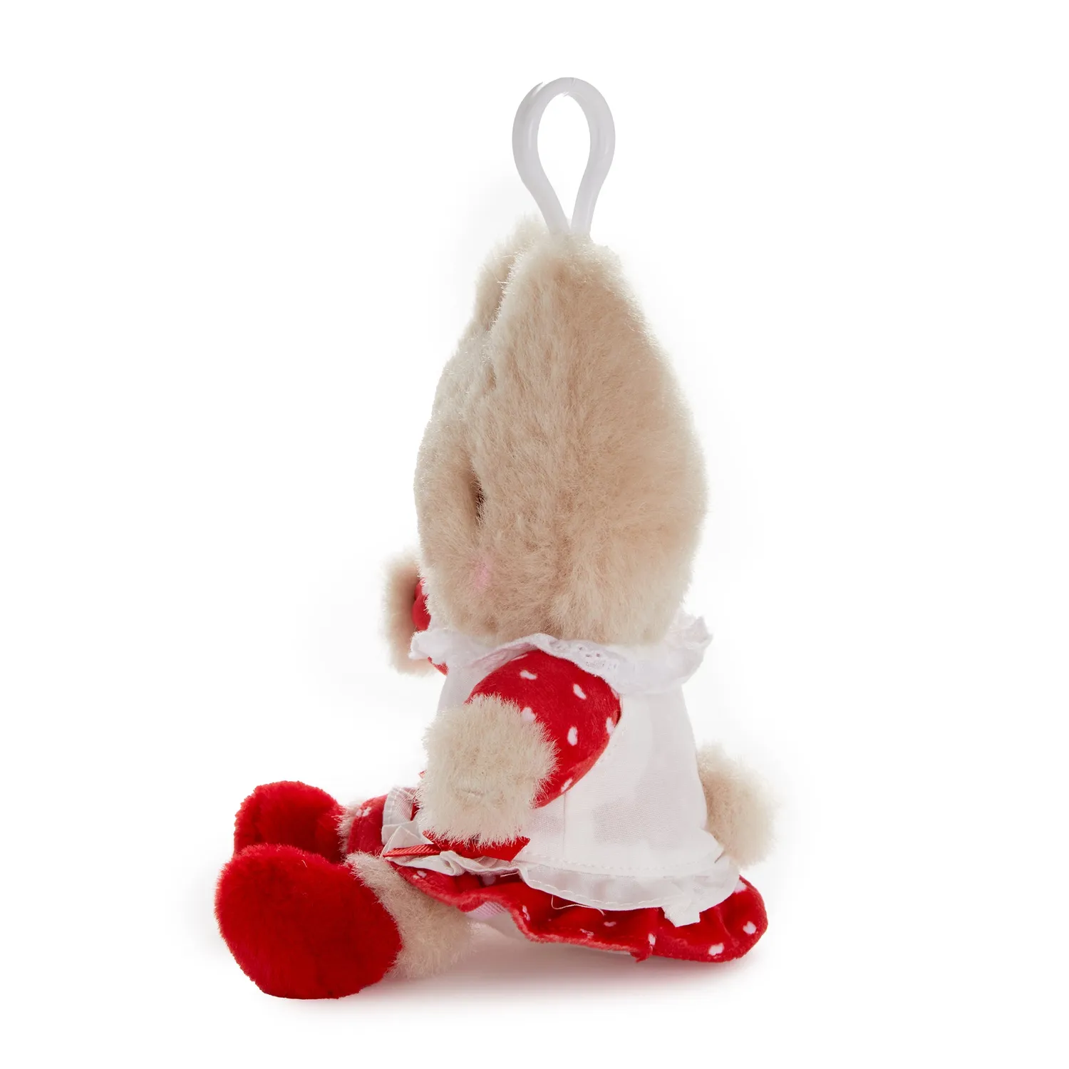 Hello Kitty Marroncream Plush Mascot Clip kosebamse