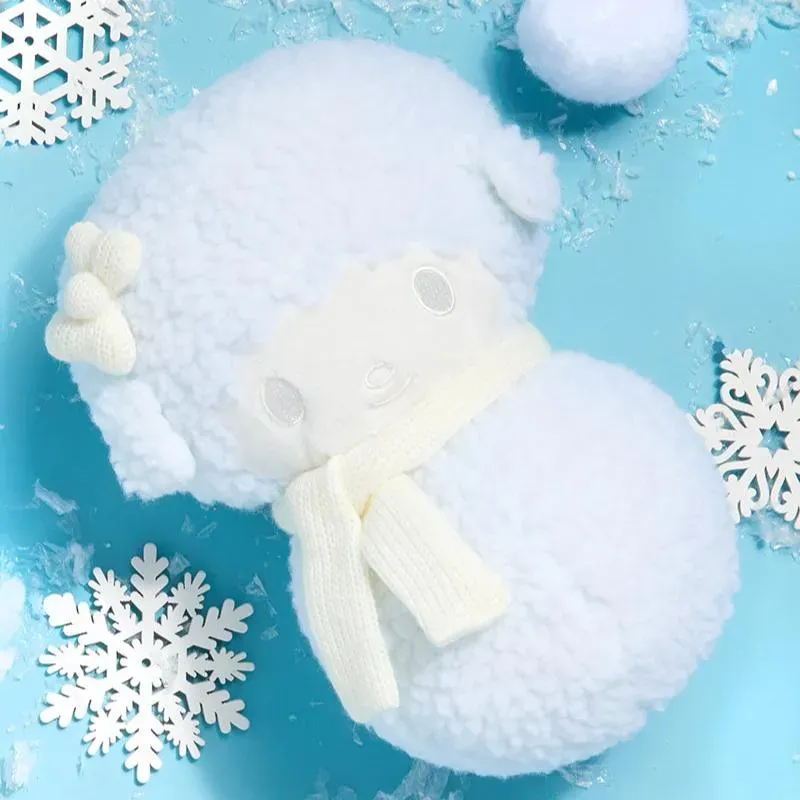 Hello Kitty My Sweet Piano 10" Holiday Snowman Plush plysjbamse