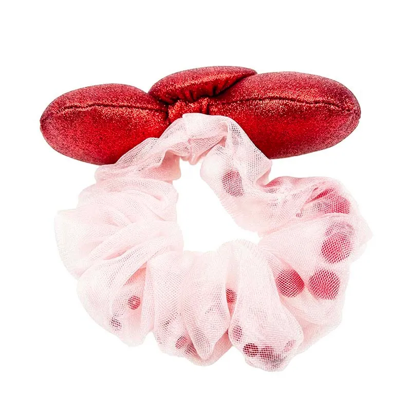 Hello Kitty Metallic Bow Series hårstrikk 50-årsjubileum med paljetter