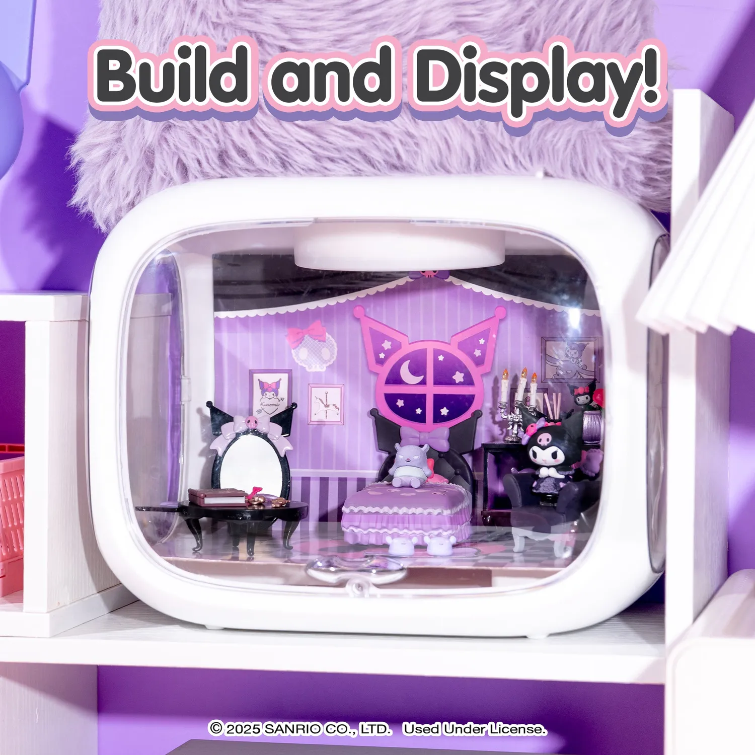 Hello Kitty Re-Ment Kuromi's Gothic Room miniatyrfigur blindboks 1 stk