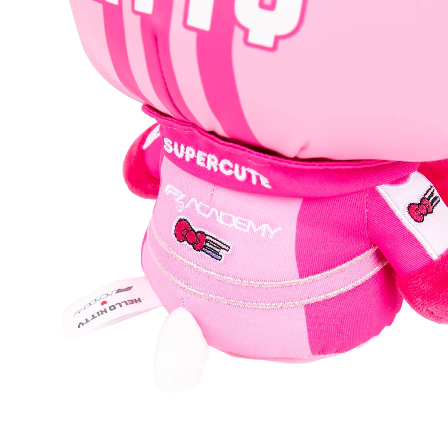 Hello Kitty F1 ACADEMY 12" plysjbamse rosa