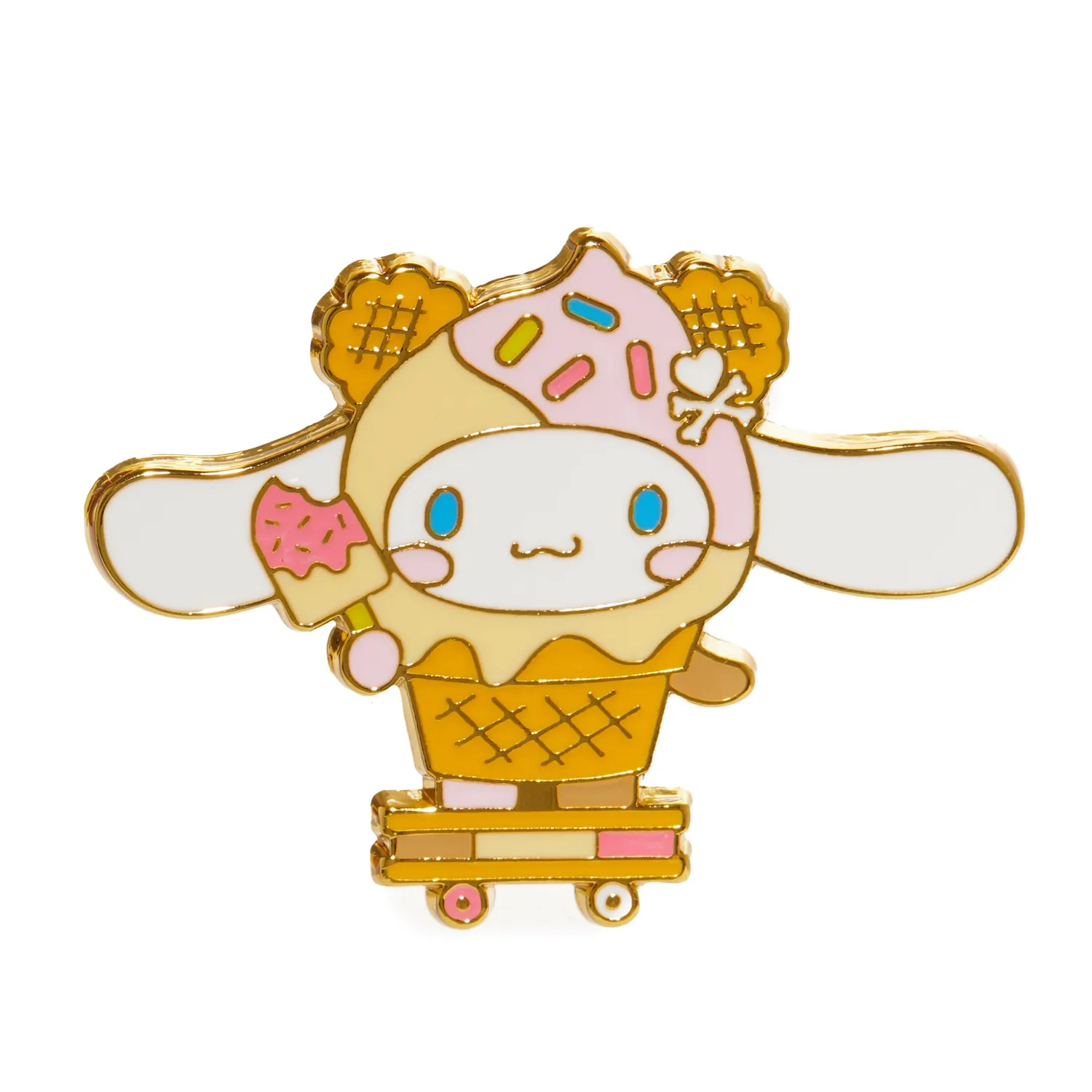 Hello Kitty Cinnamoroll x tokidoki Ice Cream-emaljenål 3 tommer