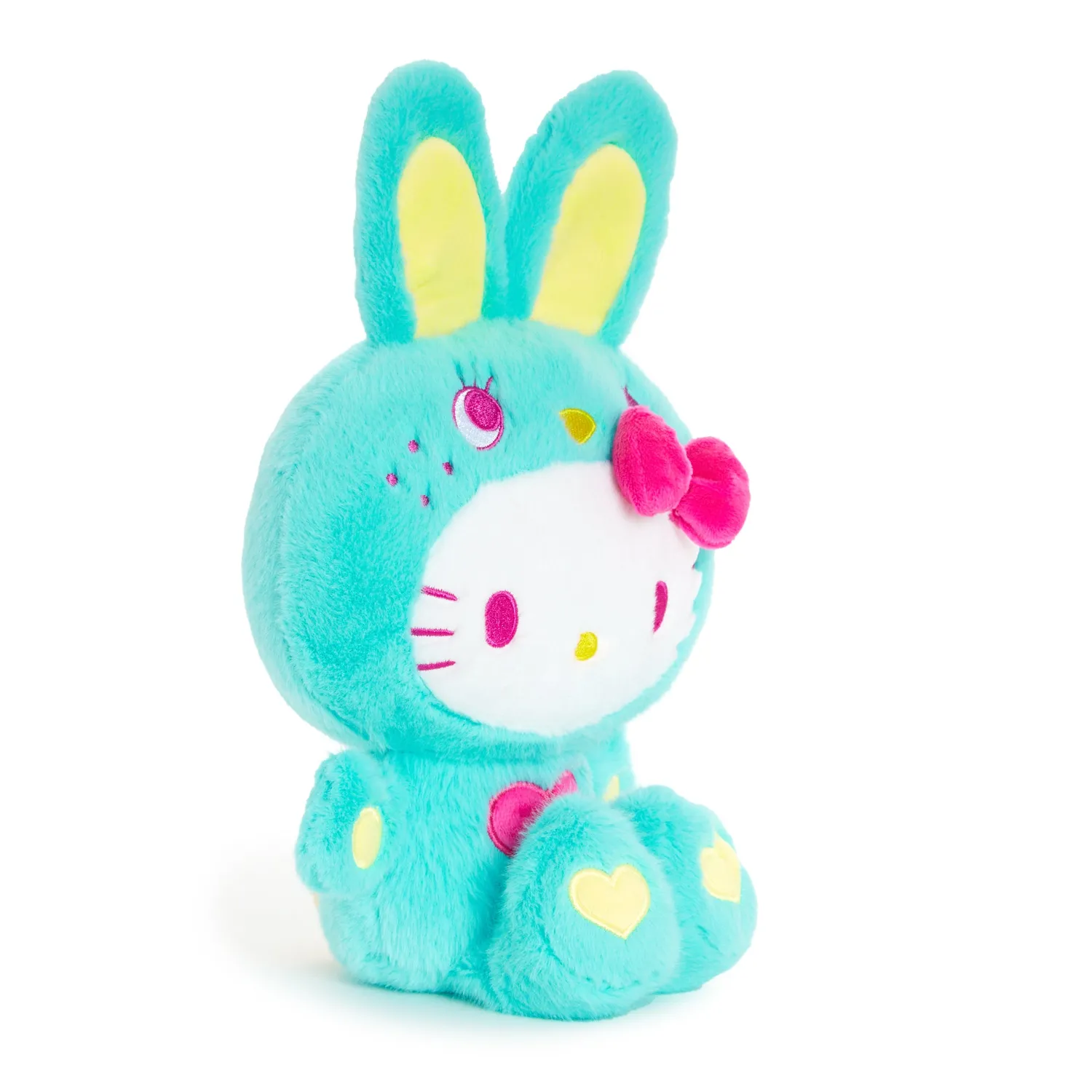 Hello Kitty Colorful Bunny Series 11" Green plysjbamse