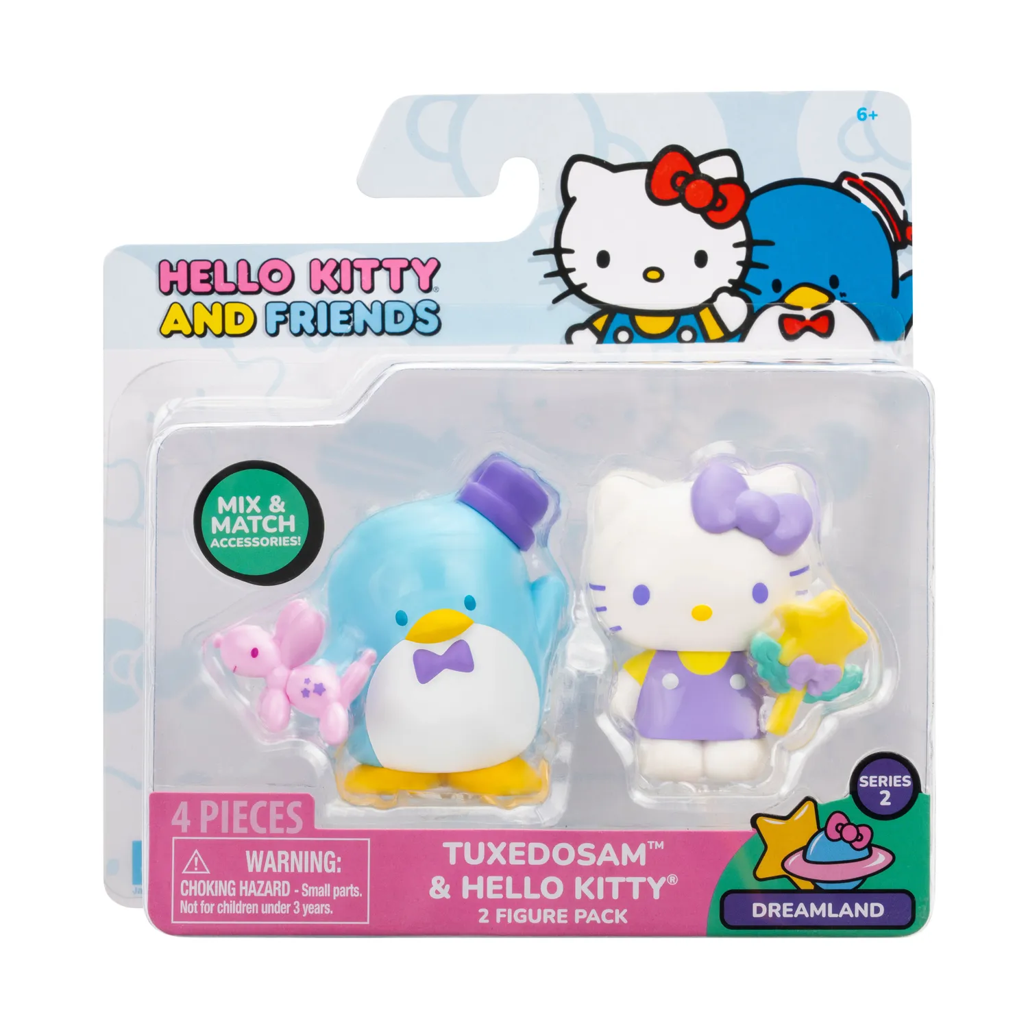 Hello Kitty and Friends Series 2 Dreamland figursett 2-pakning