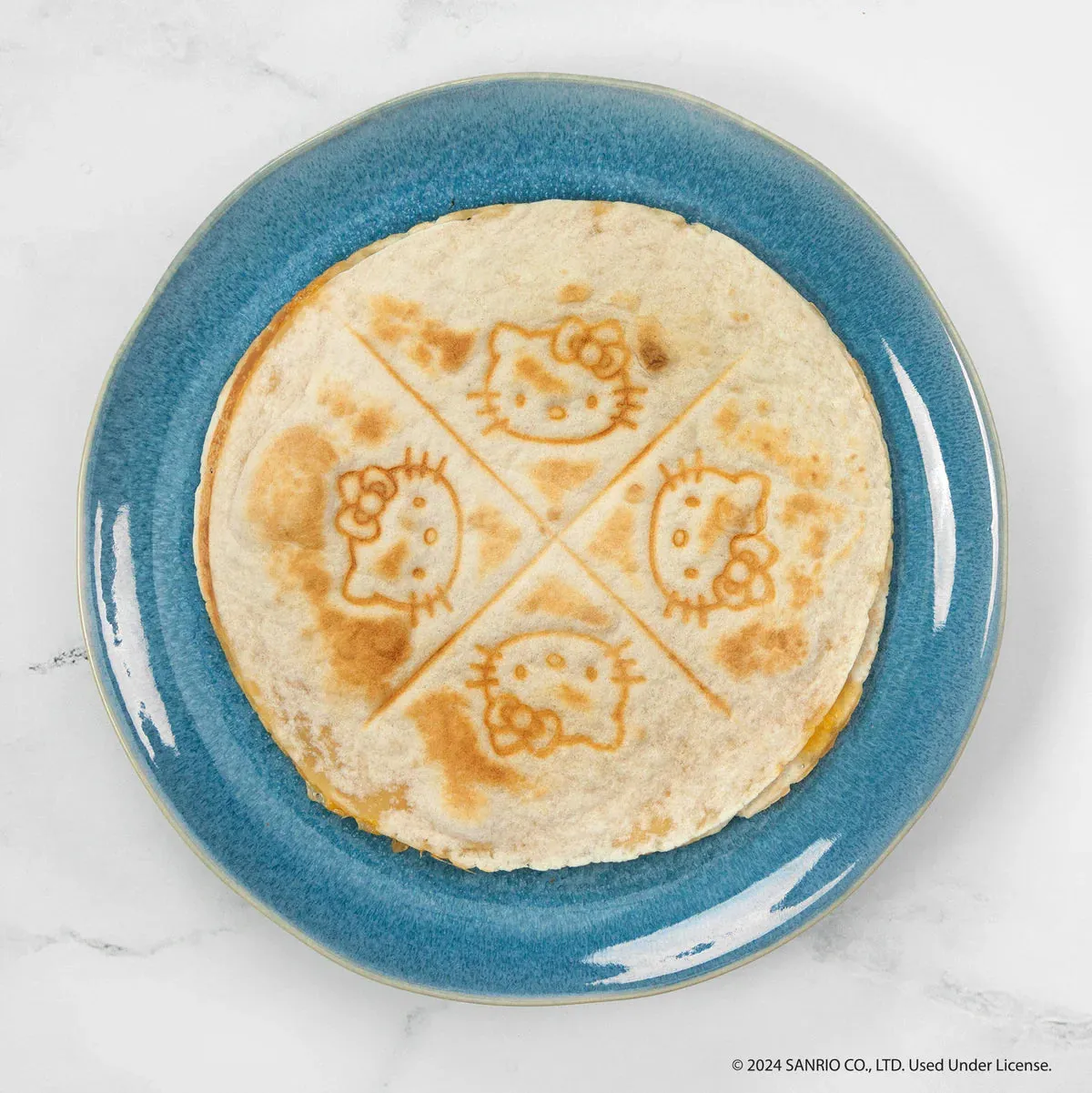 Hello Kitty Quesadilla Maker elektrisk quesadillajern 120 V non-stick