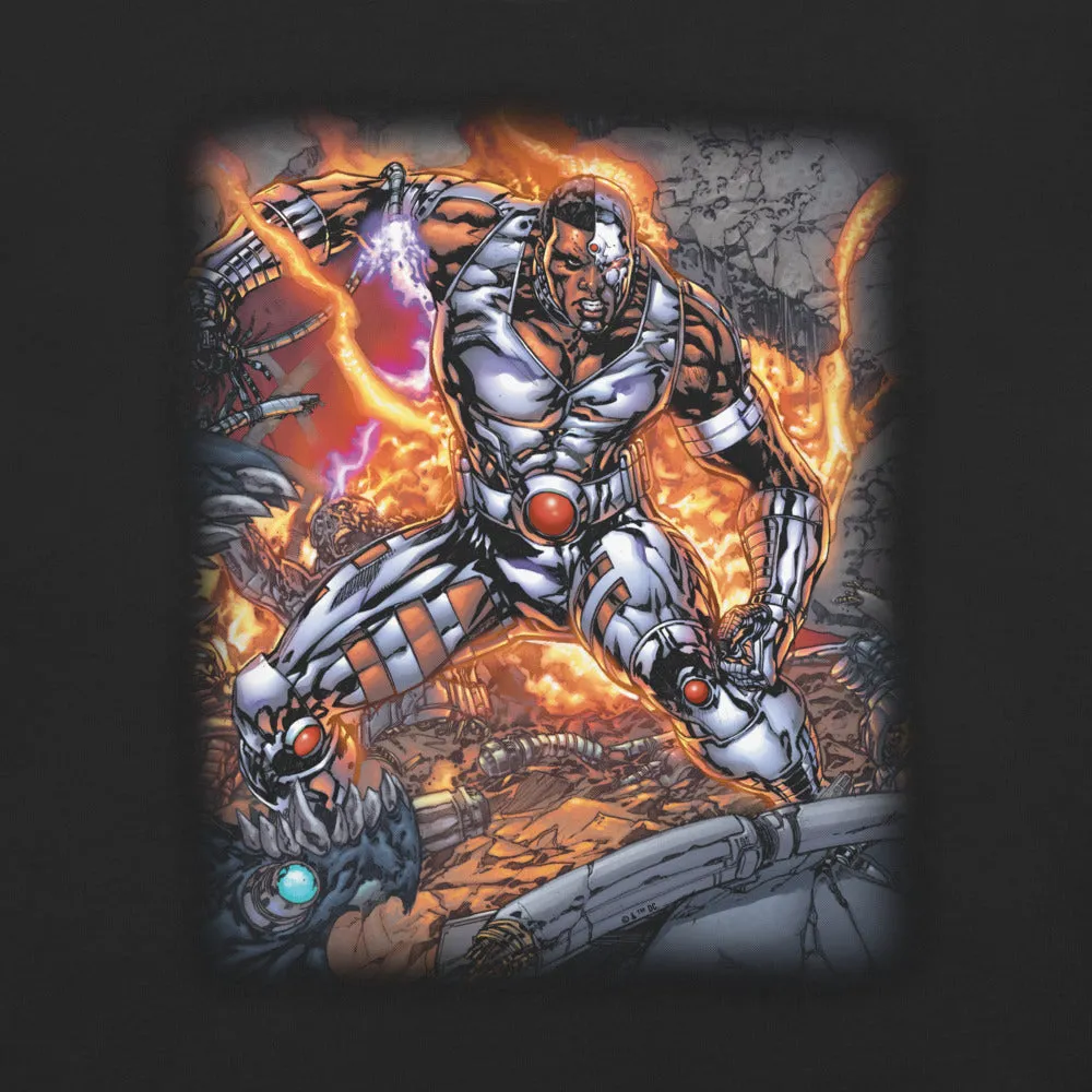 Batman CYBORG Man to Machine Comfort Colors T-skjorte svart
