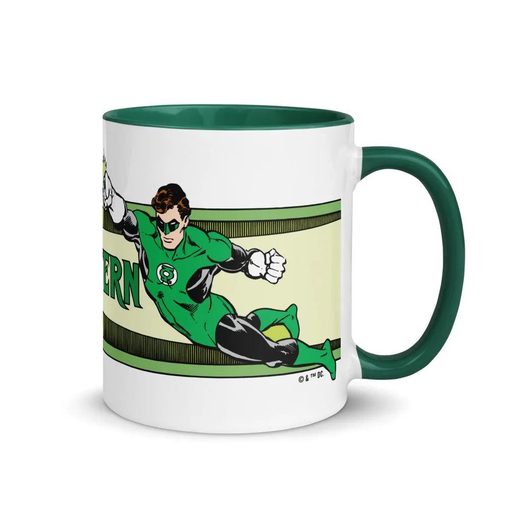 Batman GREEN LANTERN Power Battery krus mørkegrønn 11 oz