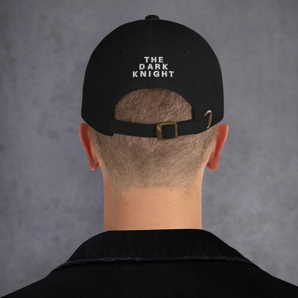 Batman The Dark Knight Logo caps svart brodert