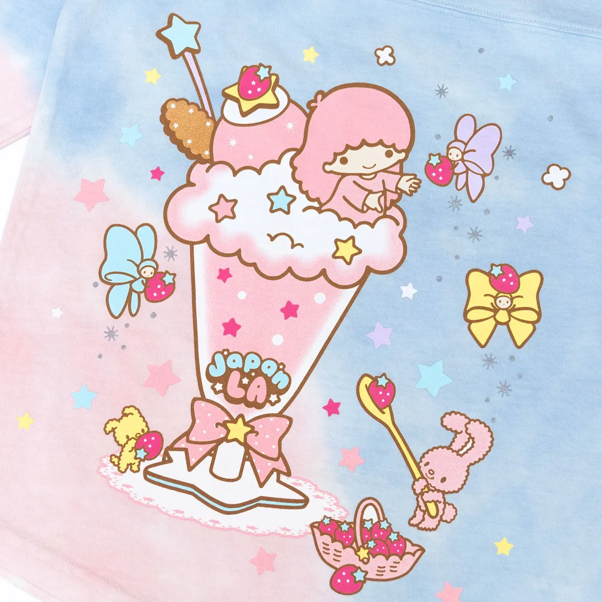 JapanLA LittleTwinStars Parfait Spirit Jersey tie-dye genser XS–XXL bomull