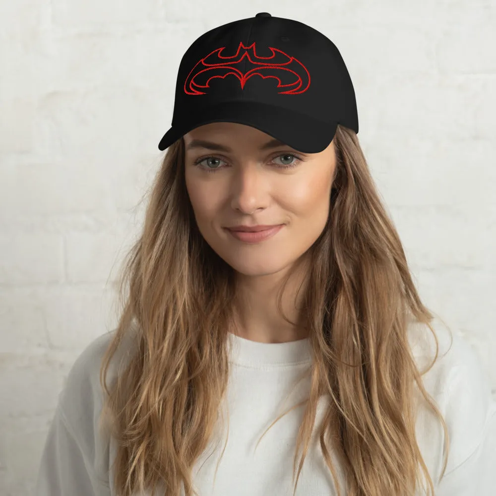 Batman & Robin Logo caps svart brodert