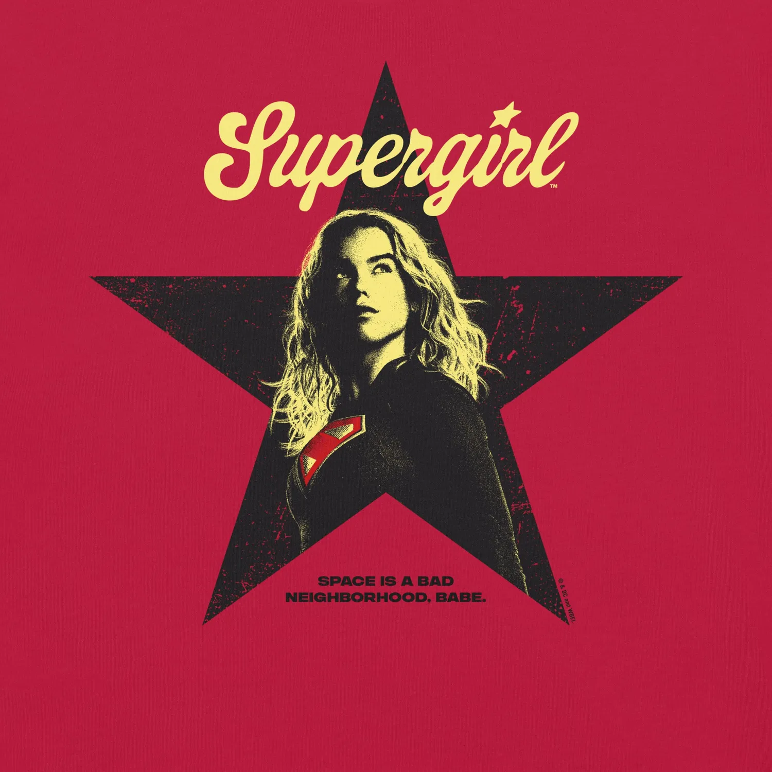 Batman Supergirl (2026 Movie) Comfort Colors T-skjorte Kara Star bomull
