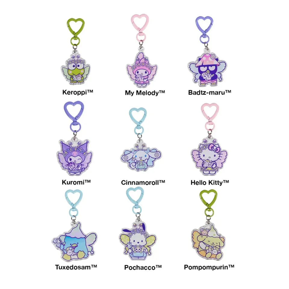 Hello Kitty and Friends x tokidoki Butterfly Garden akrylnøkkelring blind box