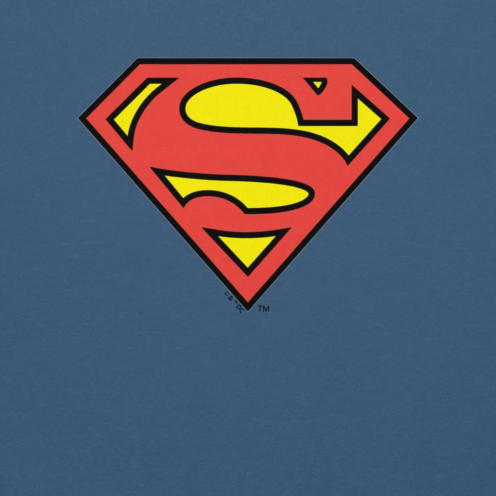 Batman Superman Logo collegegenser med rund hals