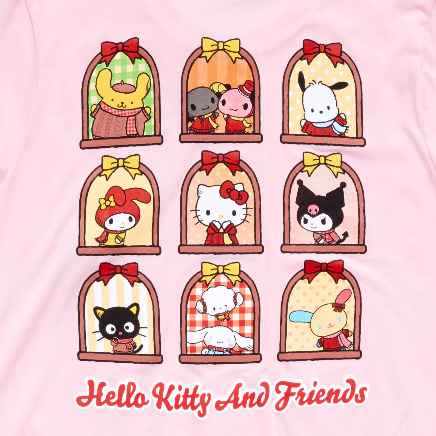 Hello Kitty U*SA*HA*NA Cozy Club T-skjorte voksen rosa