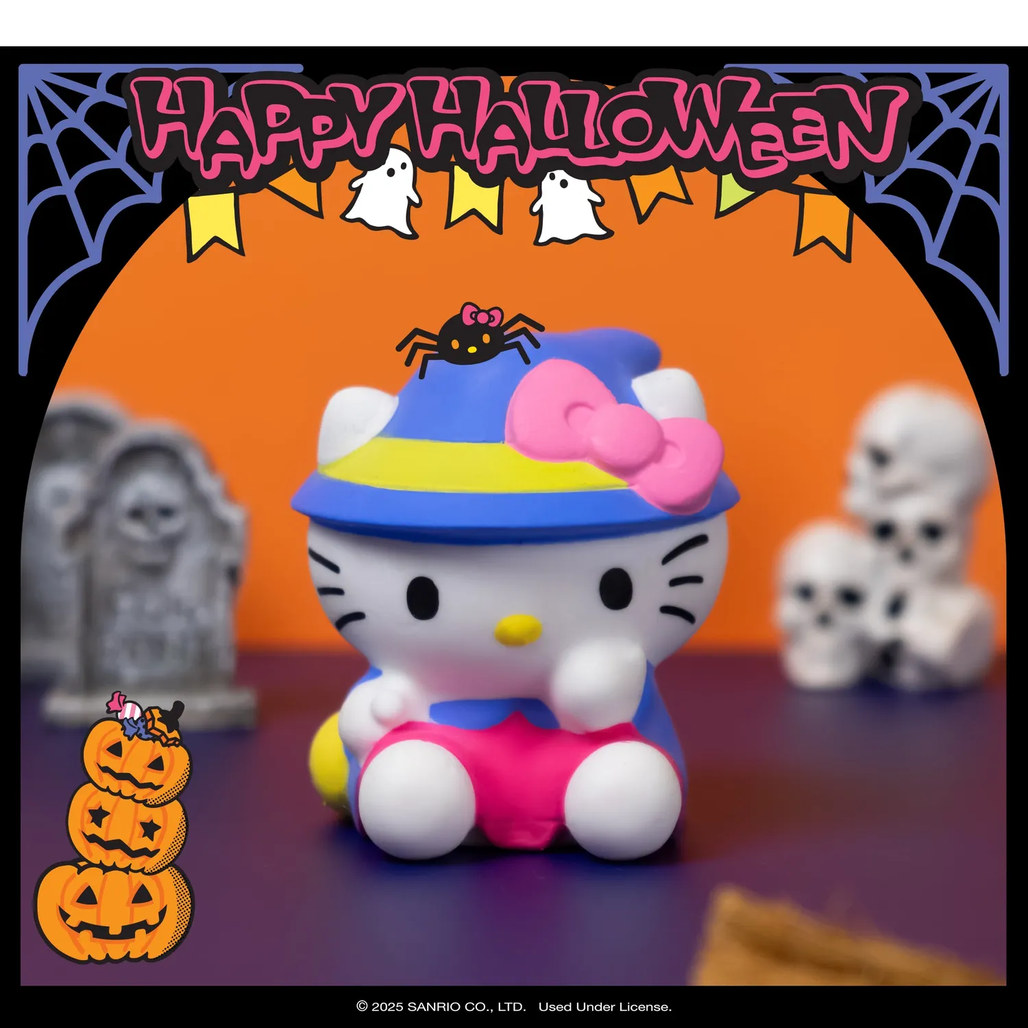 Hello Kitty Hello Kitty and Friends SquiSHU Halloween Capsule Series 8 figur 1 stk