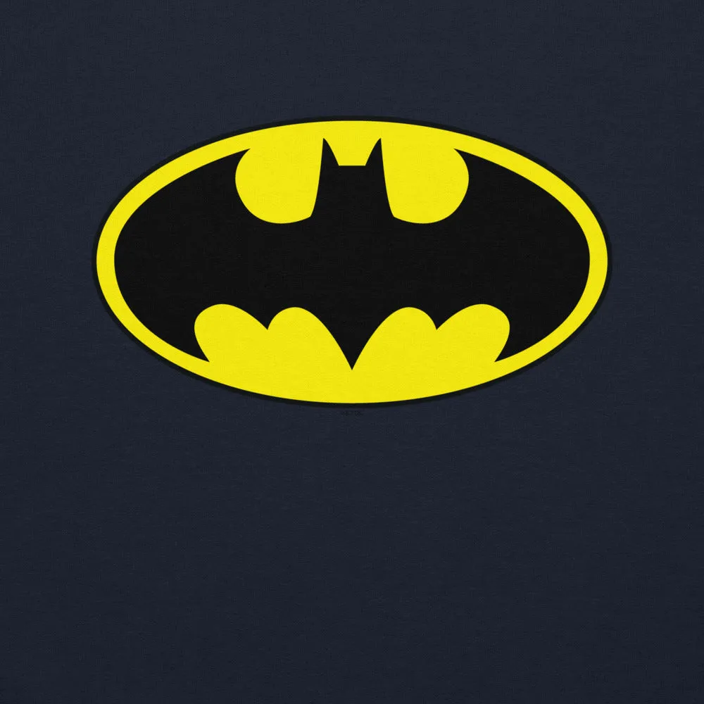Batman Batman Logo Hoodie hettegenser svart myk bomullsblanding