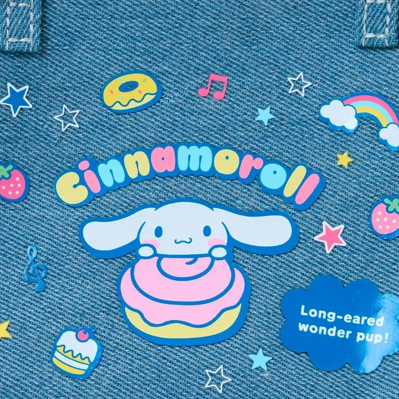 Hello Kitty Heisei Heart Series Cinnamoroll Mini Zipper Denim Pouch denimveske
