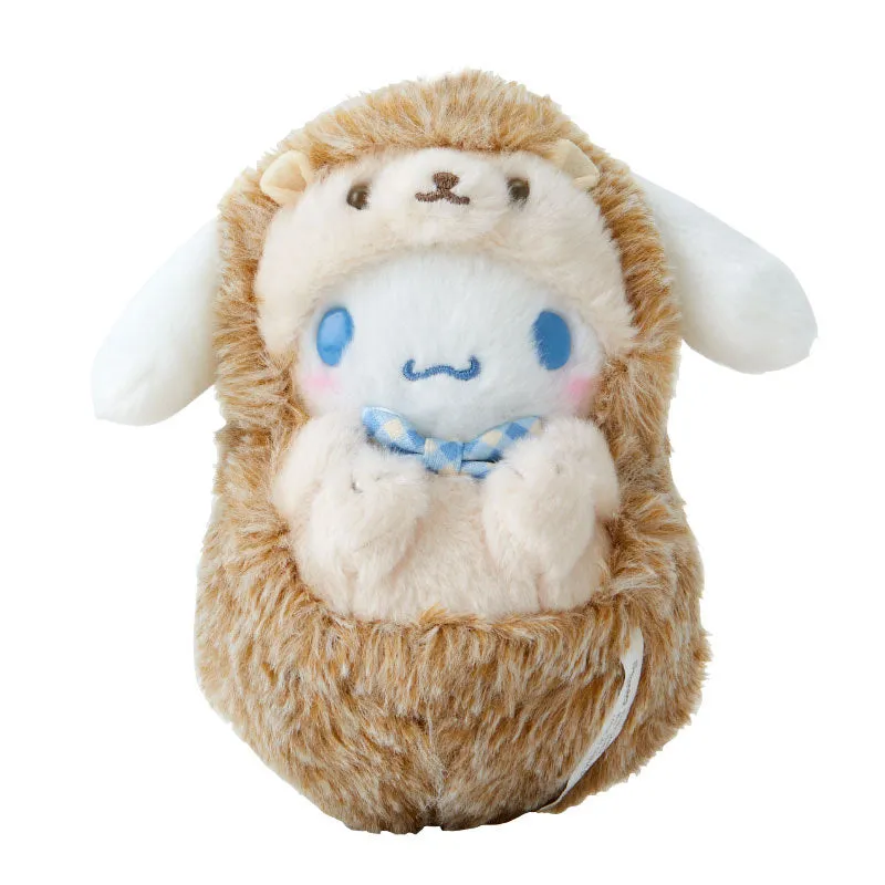 Hello Kitty Fauna Friends Series Cinnamoroll Plush Keychain Mascot nøkkelring