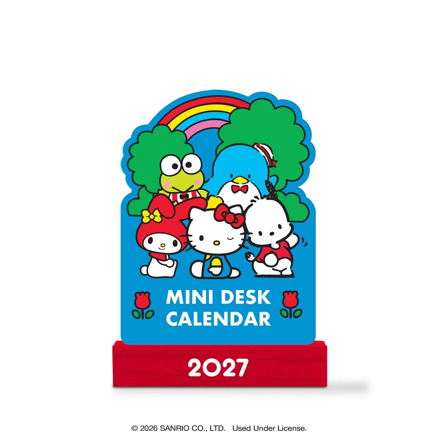 Hello Kitty and Friends Retro 2027 minikalender med trestativ