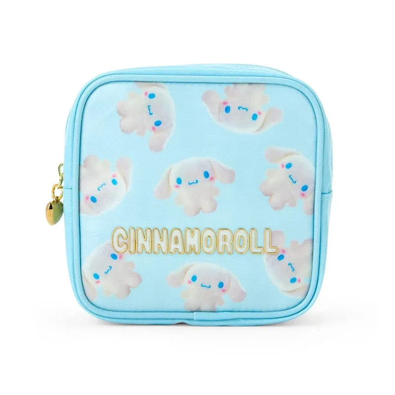 Hello Kitty Pitatto Friends Cinnamoroll Mini Zipper Pouch laminert