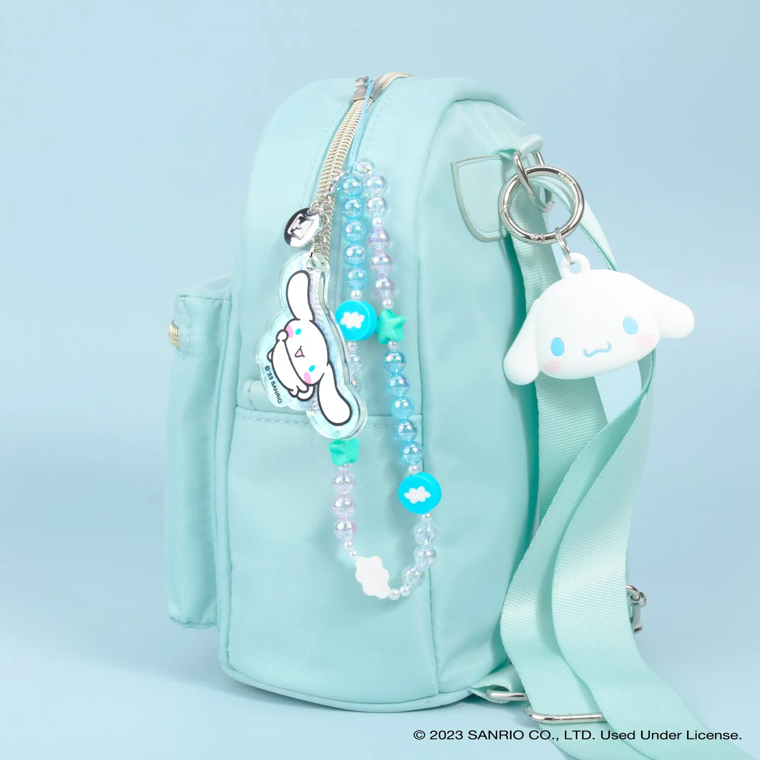 Hello Kitty Cinnamoroll Beaded Charm mobilrem med perler og anheng
