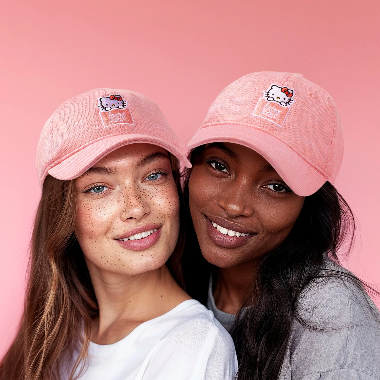 Hello Kitty x Love Your Melon Speckled Hero Cap caps rosa UPF 50+