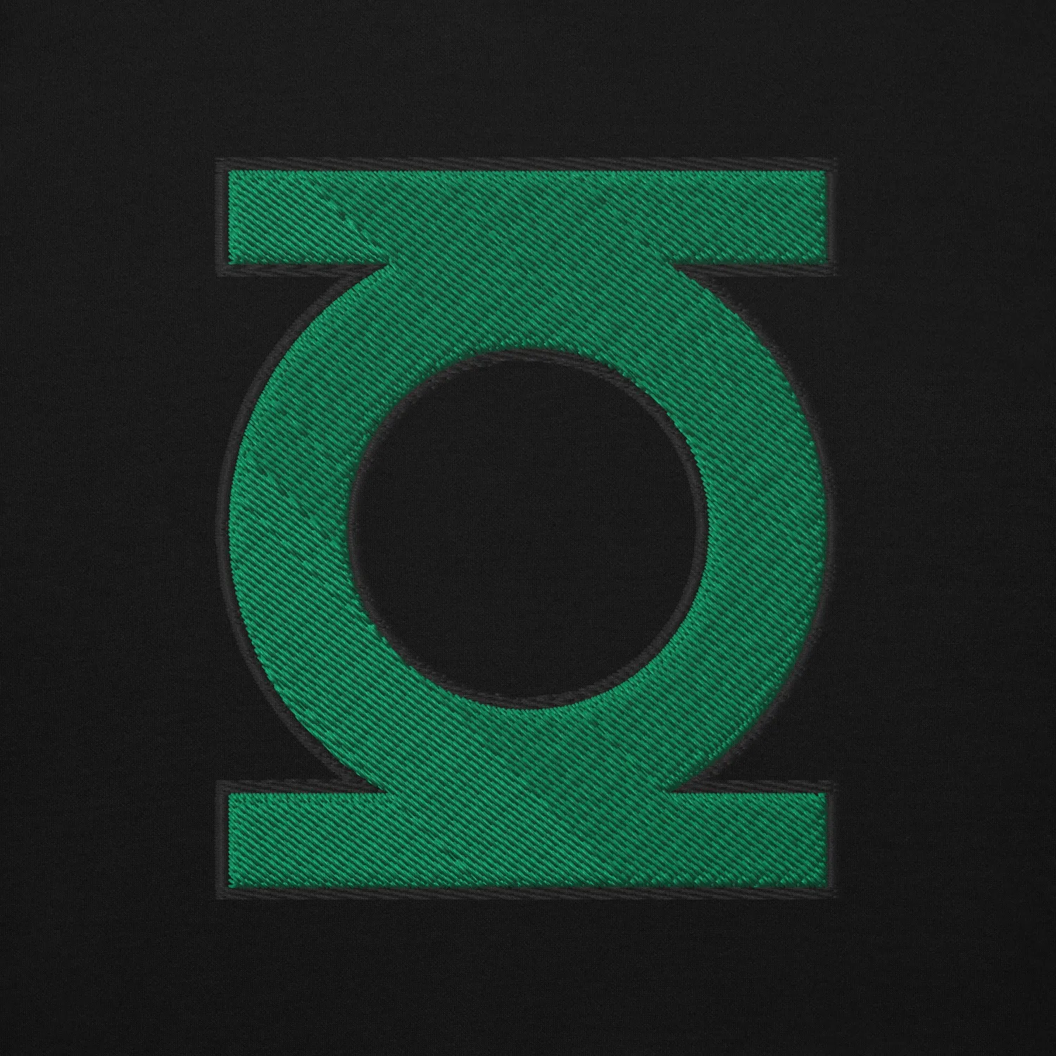 Green Lantern Hal Jordan brodert hettegenser – fleecefôret