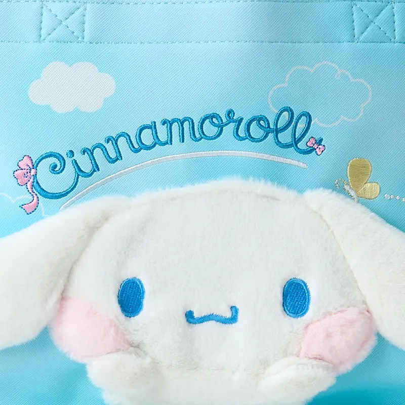 Hello Kitty Rosy Cheeks Cinnamoroll totebag med broderi