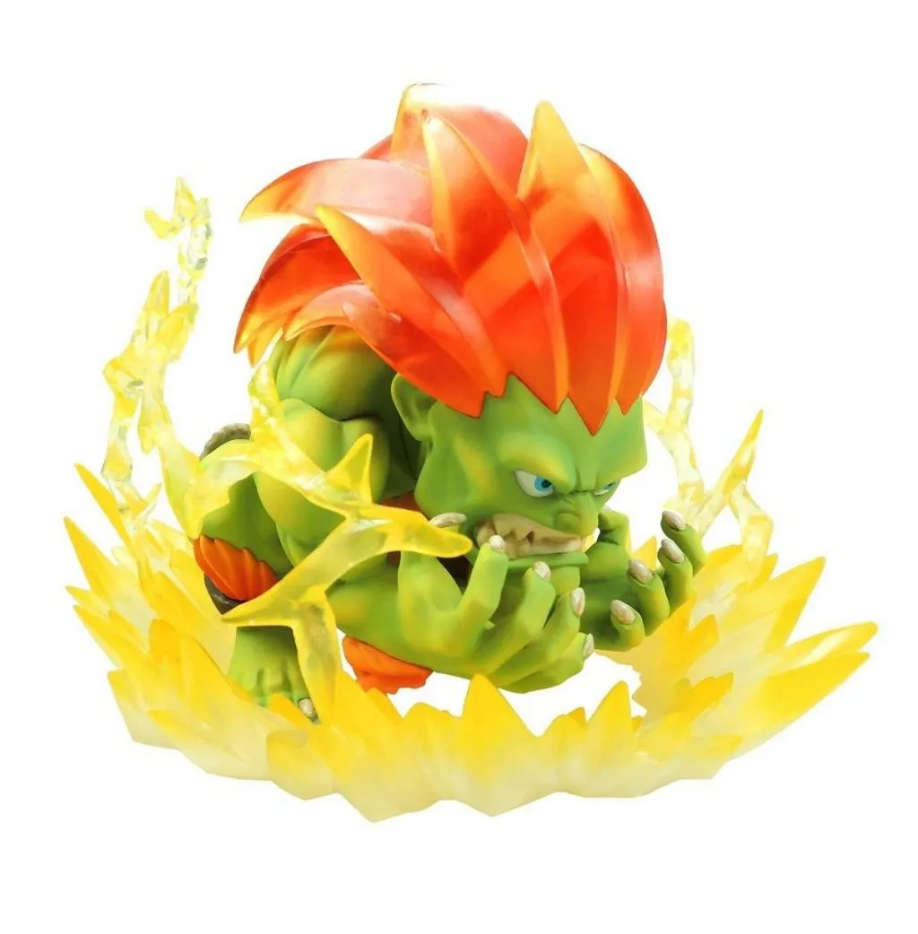Manga Mania Street Fighter Blanka T.N.C-05-figur med LED-diorama
