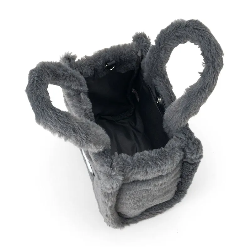 Hello Kitty Kuromi Plush 2-Way Mini Tote veske i plysj