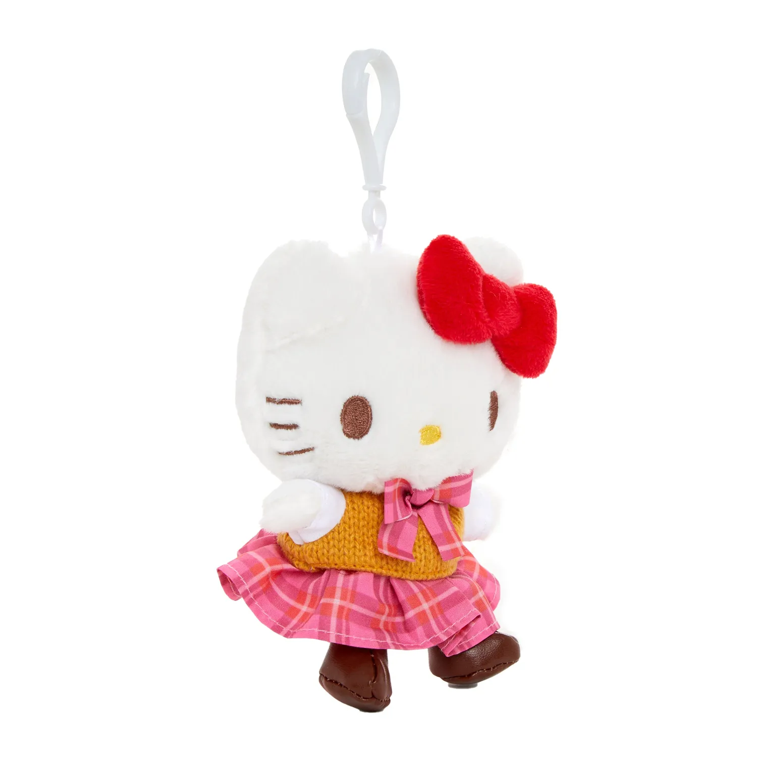 Hello Kitty Uniform Series Mascot Clip plysjklips 5 tommer med klips