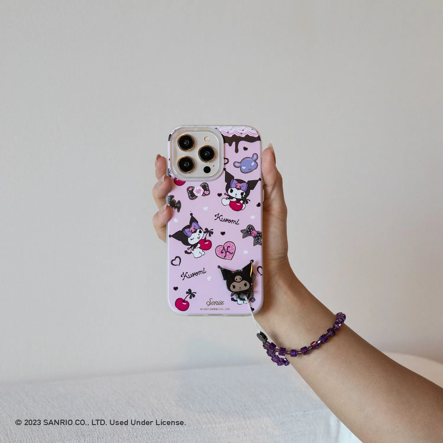 Hello Kitty Kuromi x Sonix Beaded Wristlet håndleddsrem