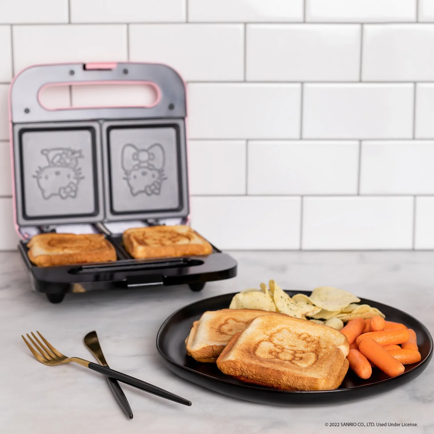 Hello Kitty Bow Sandwich Maker sandwichgrill rosa
