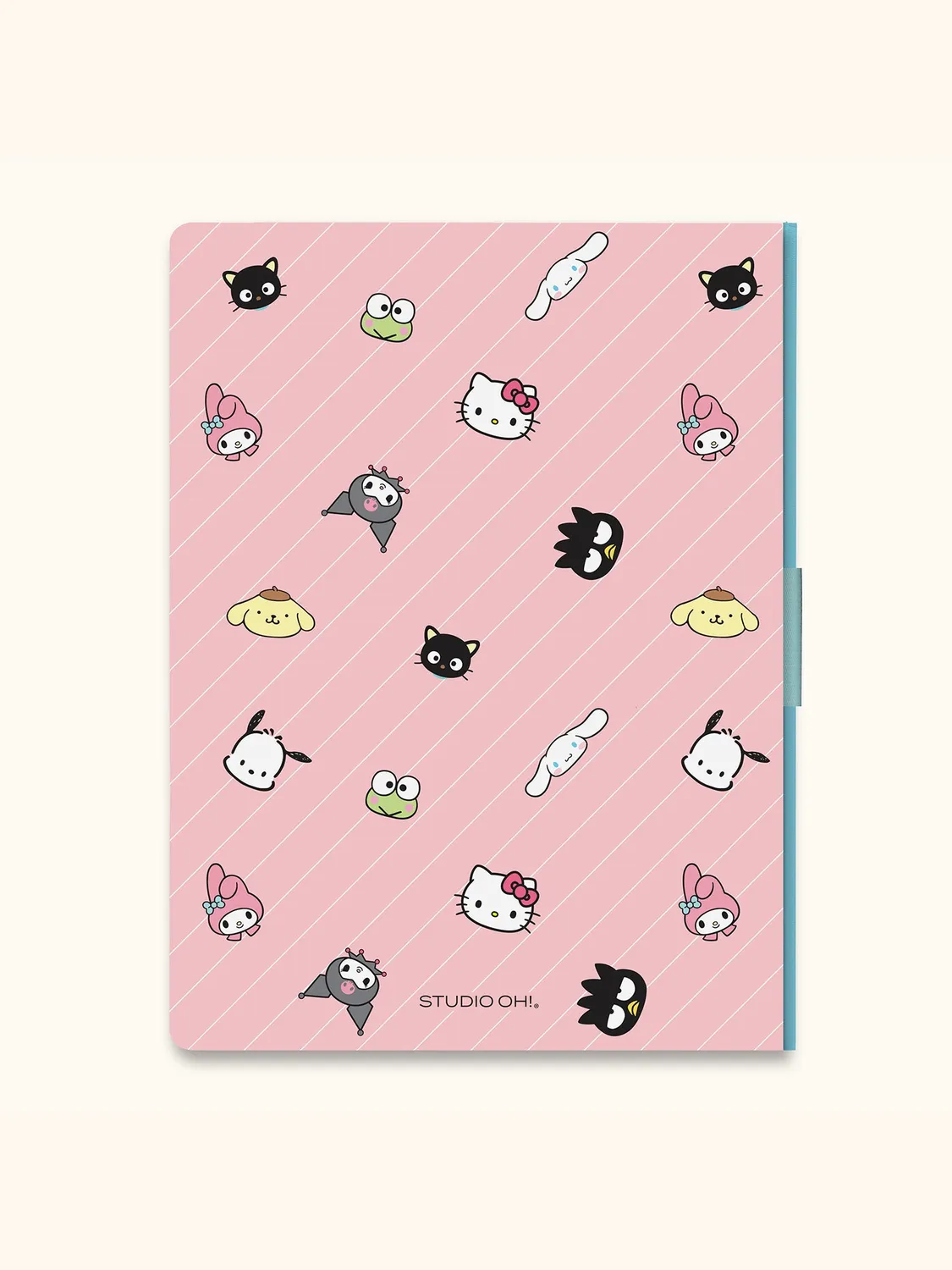 Hello Kitty and Friends Studio Oh! Casey Notebook notatbok rosa