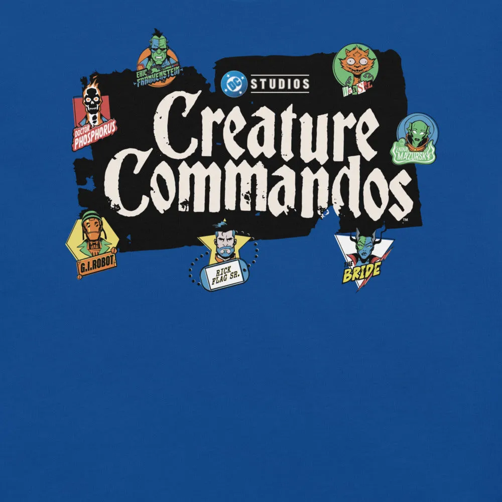 Batman Creature Commandos Roll Call t-skjorte