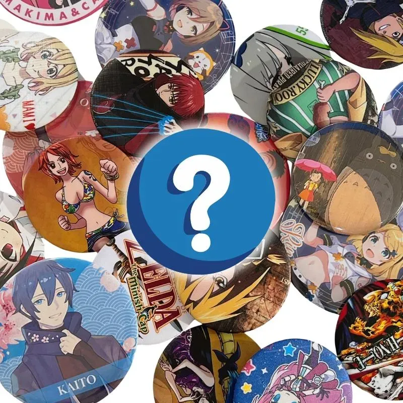 Neo Tokyo Mystery Button tilfeldig button 1 stk