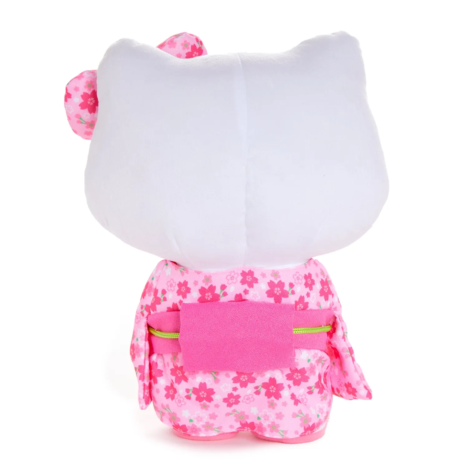 Hello Kitty Spring Kimono stående plysjbamse 14 tommer rosa