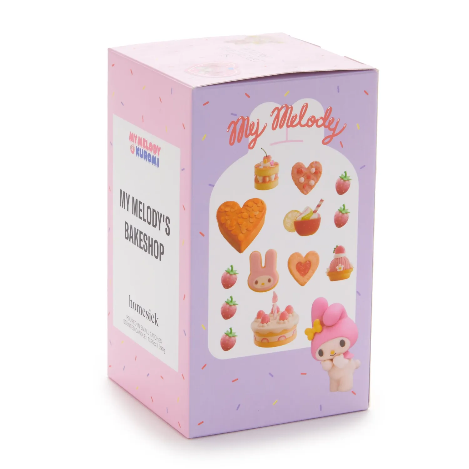 Hello Kitty My Melody & Kuromi Homesick My Melody's Bakeshop duftlys