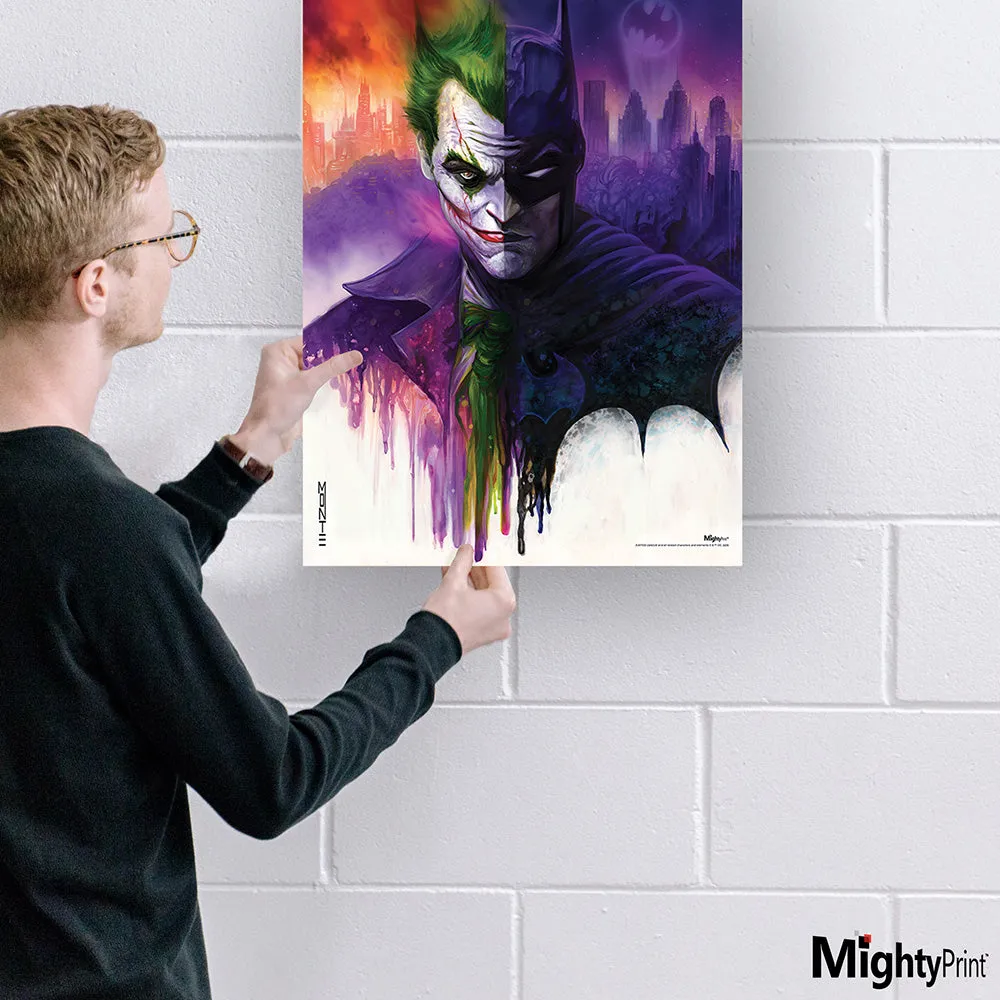 Batman The Joker & Batman Two of a Kind MightyPrint veggbilde