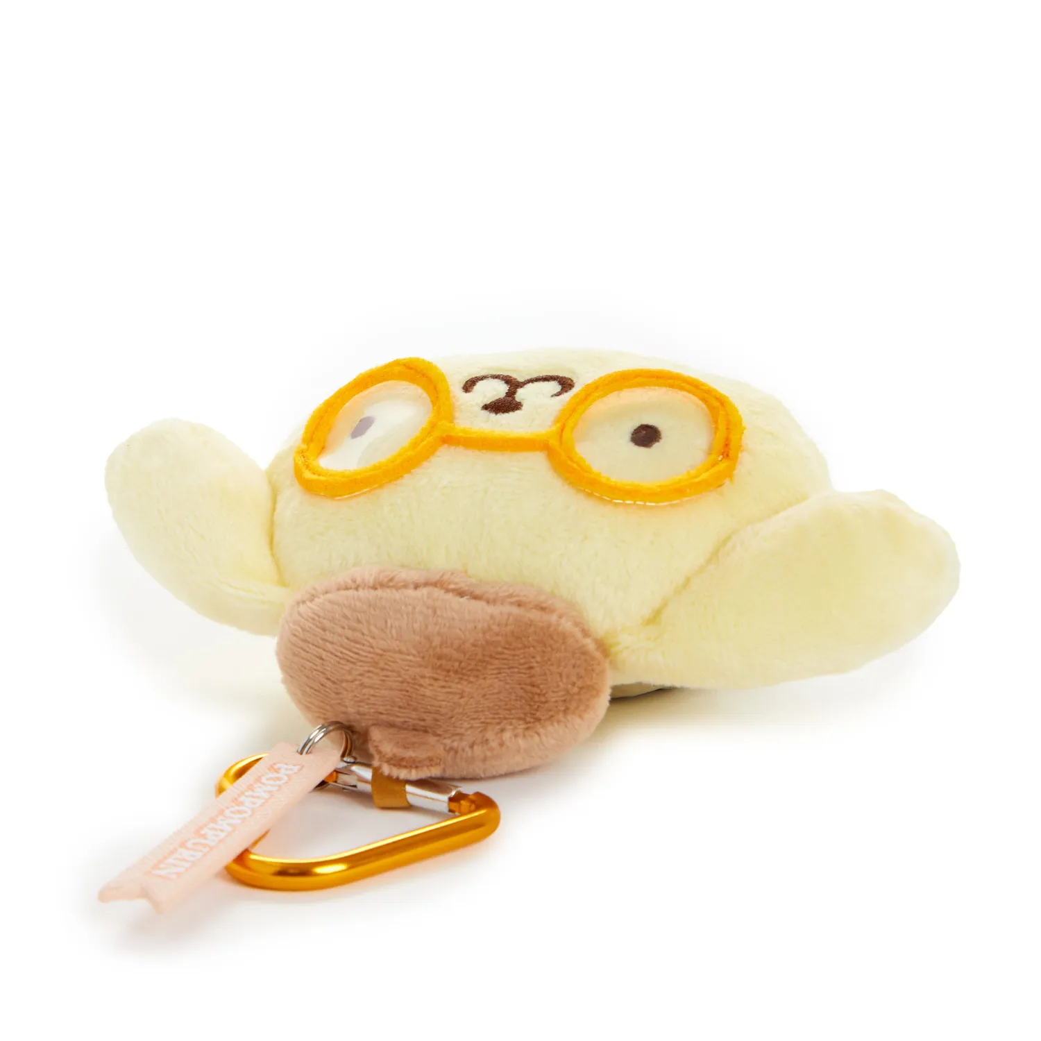 Hello Kitty Glasses Series Pompompurin Plush Mascot nøkkelring med briller