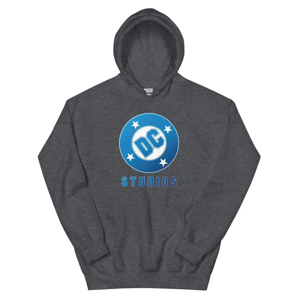 Batman DC Studios Blue Logo-hettegenser svart 50/50