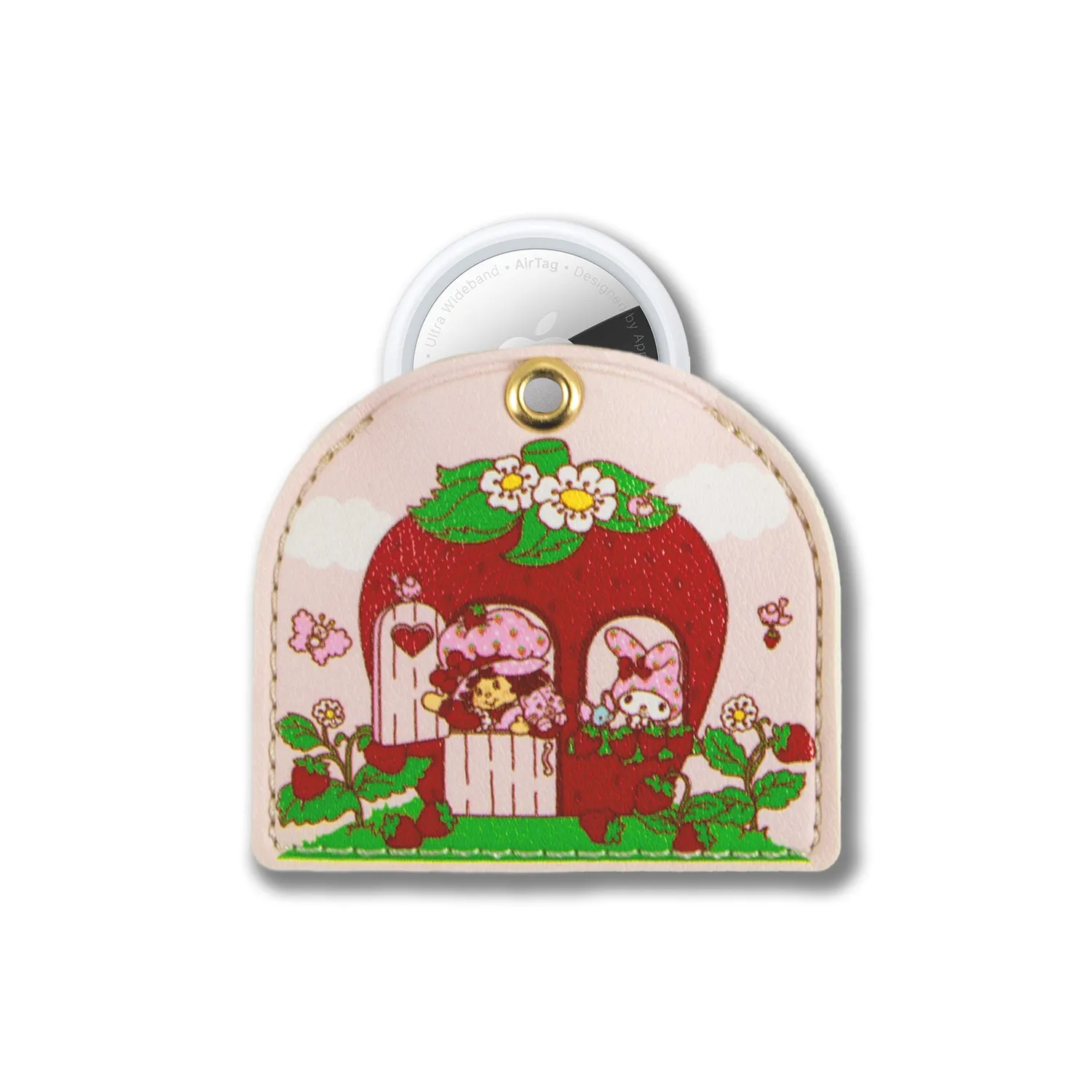 My Melody x Sonix Strawberry Shortcake AirTag-nøkkelring
