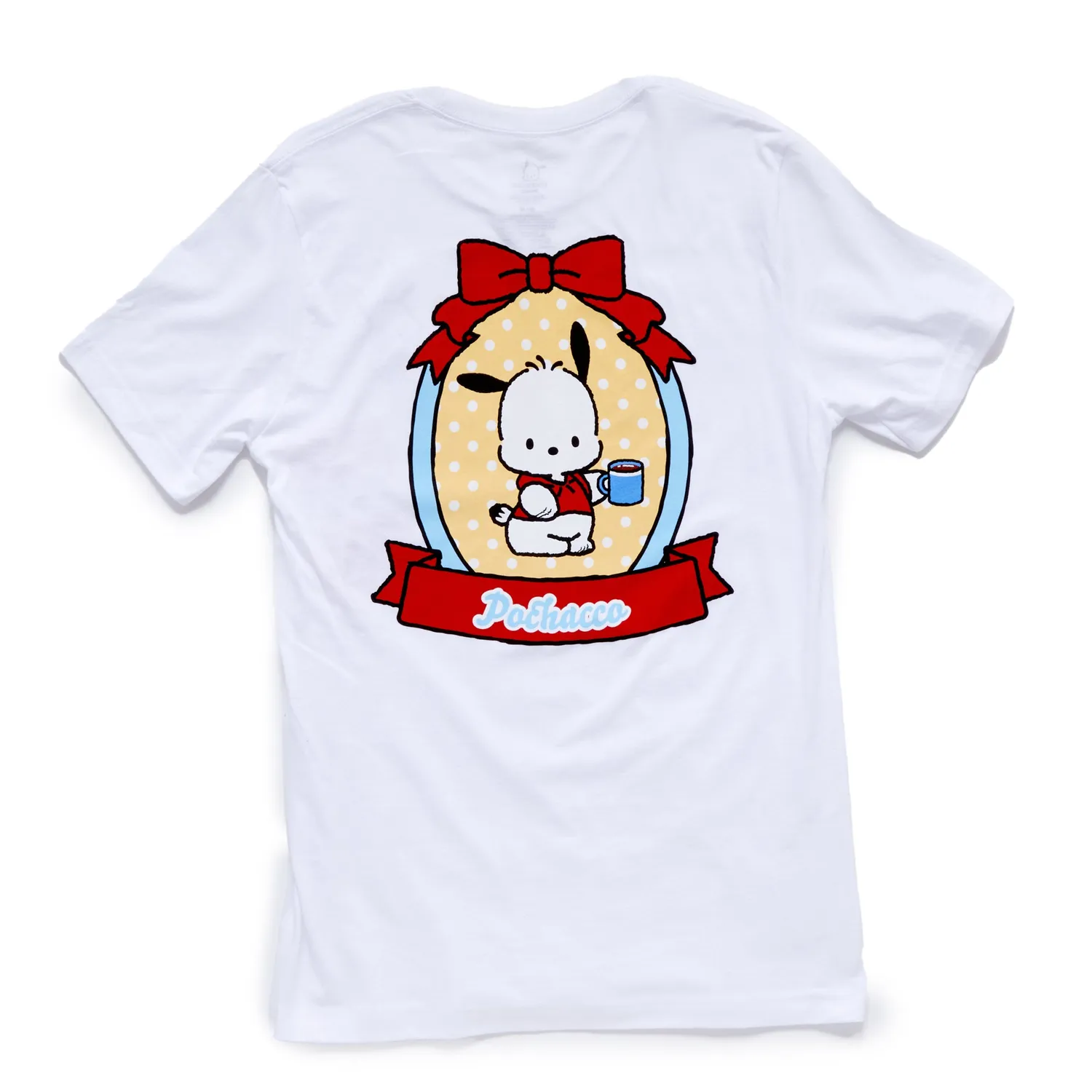 Hello Kitty and Friends Pochacco & Pi-Chan Adult Tee T-skjorte hvit