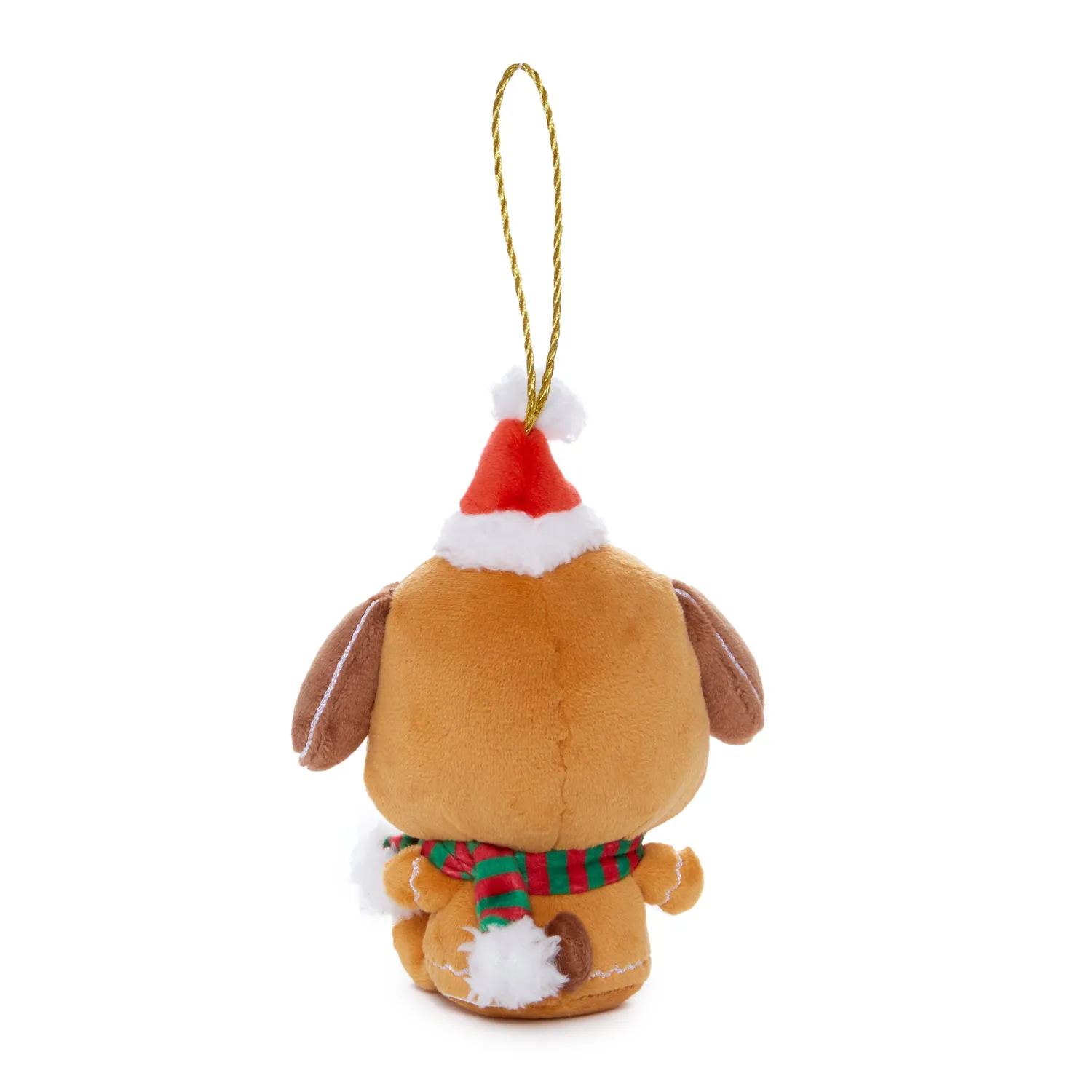 Hello Kitty Holiday Gingerbread Friends Pochacco Plush Ornament juletrepynt