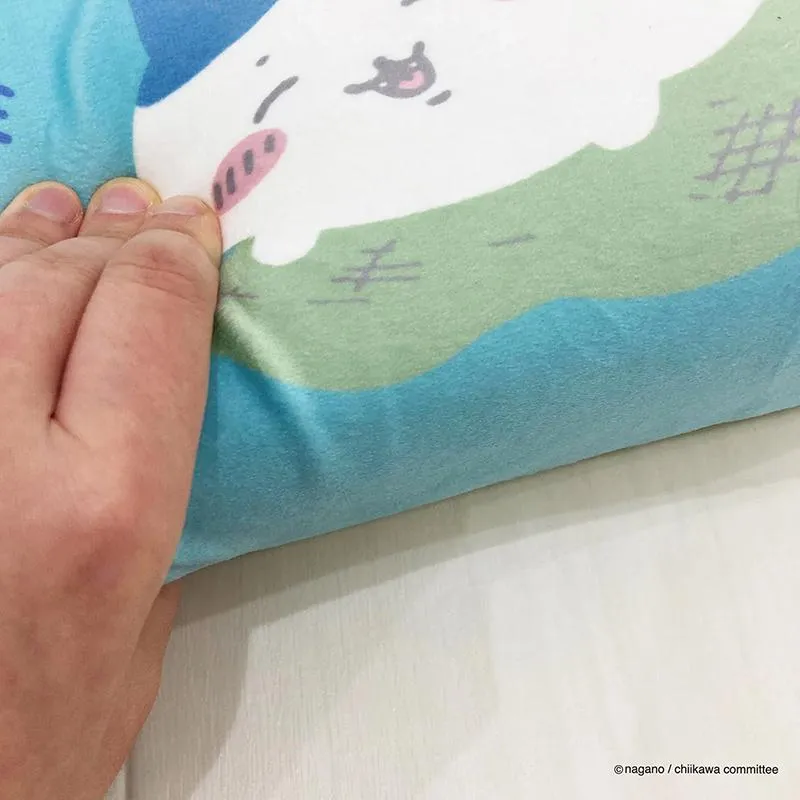 Chiikawa Mini Relax Pillow Hachiware ryggpute 31 × 15 cm