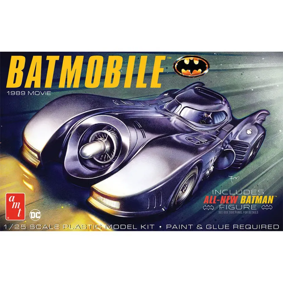 Batman (1989) Batmobile byggesett 1:25 modellsett