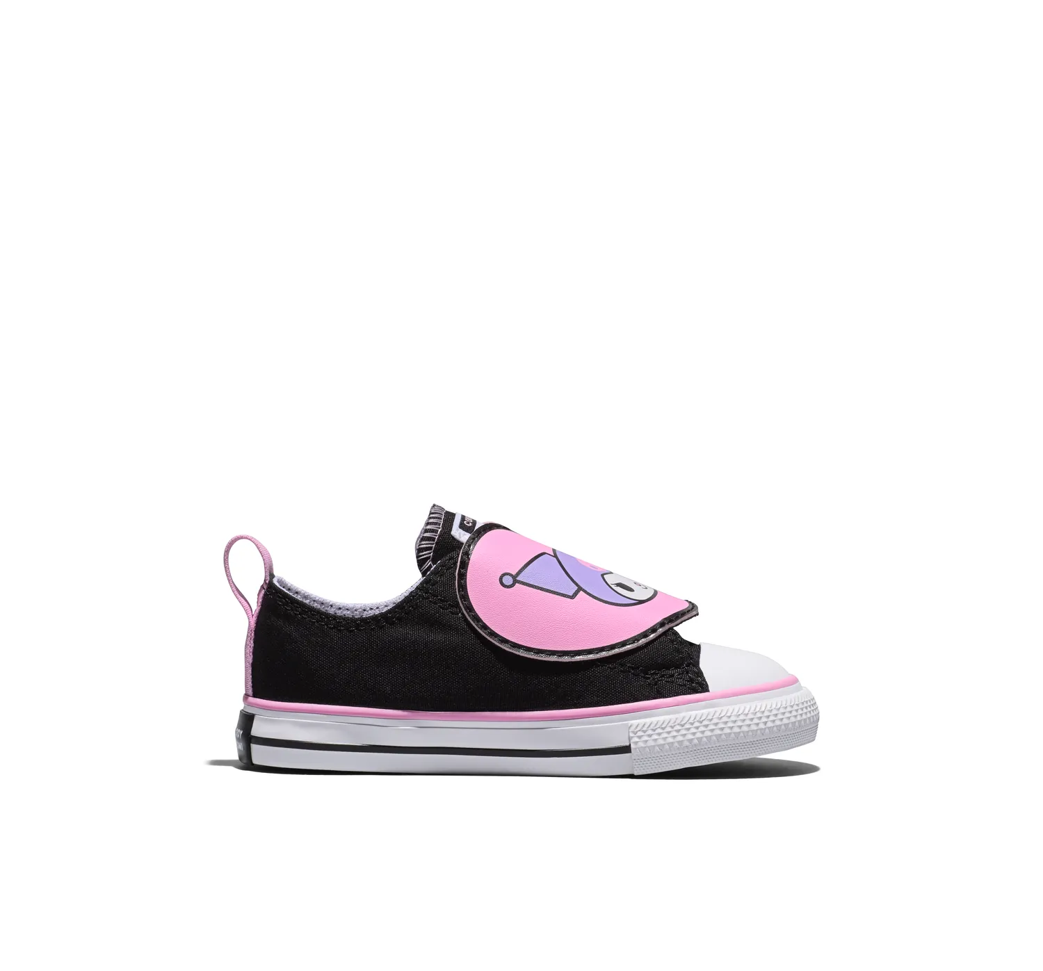 Converse x My Melody & Kuromi Chuck Taylor All Star One Strap Easy-On sko toddler svart rosa brun