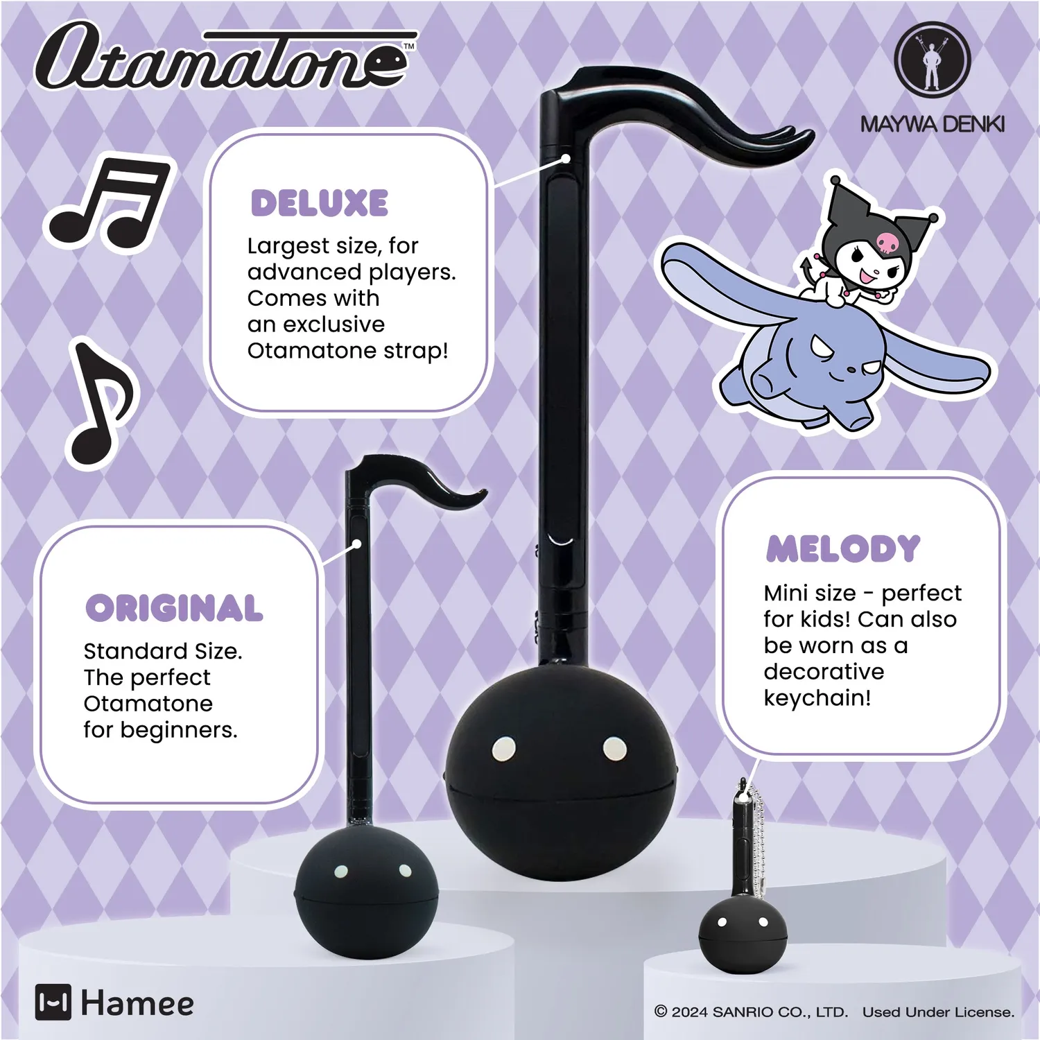 Kuromi Otamatone musikalsk leketøy